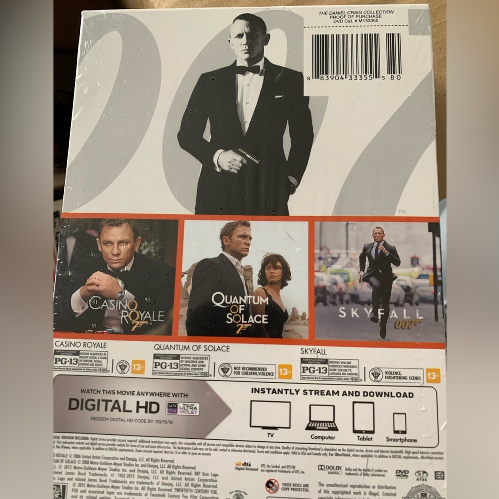 James Bond Daniel Craig collection. First 3 movies - Picture 2 of 2